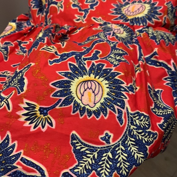 House of Harlow 1960 Women’s Red Floral Knot Tie Dress size XL - Picture 8 of 14